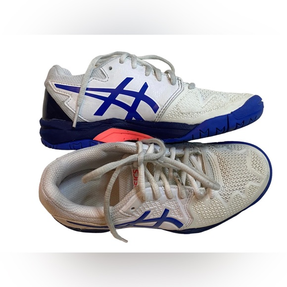 Asics Gel Resolution 8 / Tennis shoes / Grade school Size 1.5 - Picture 5 of 8